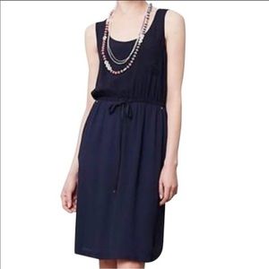 Anthropologie: Edme & Esyllte Navy Blue Dress, xs